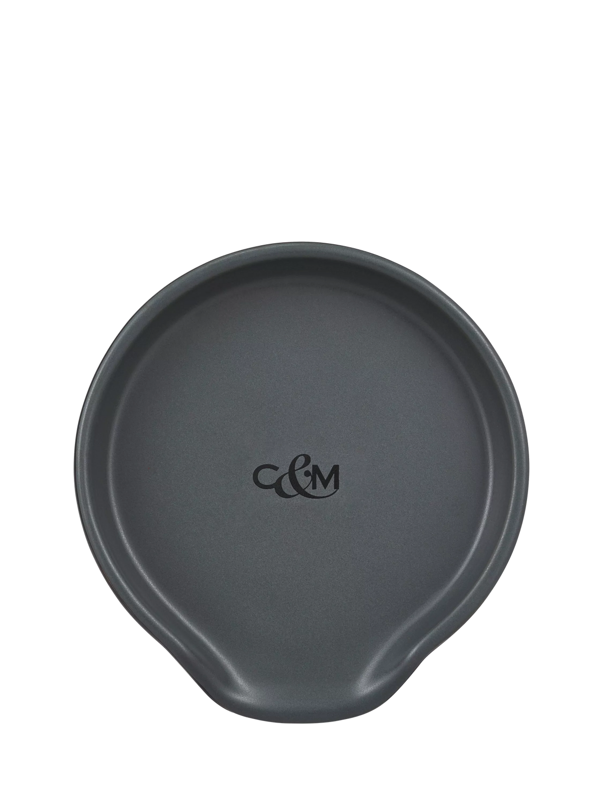 Cole & Mason ceramic spoon rest charcoal grey - British product