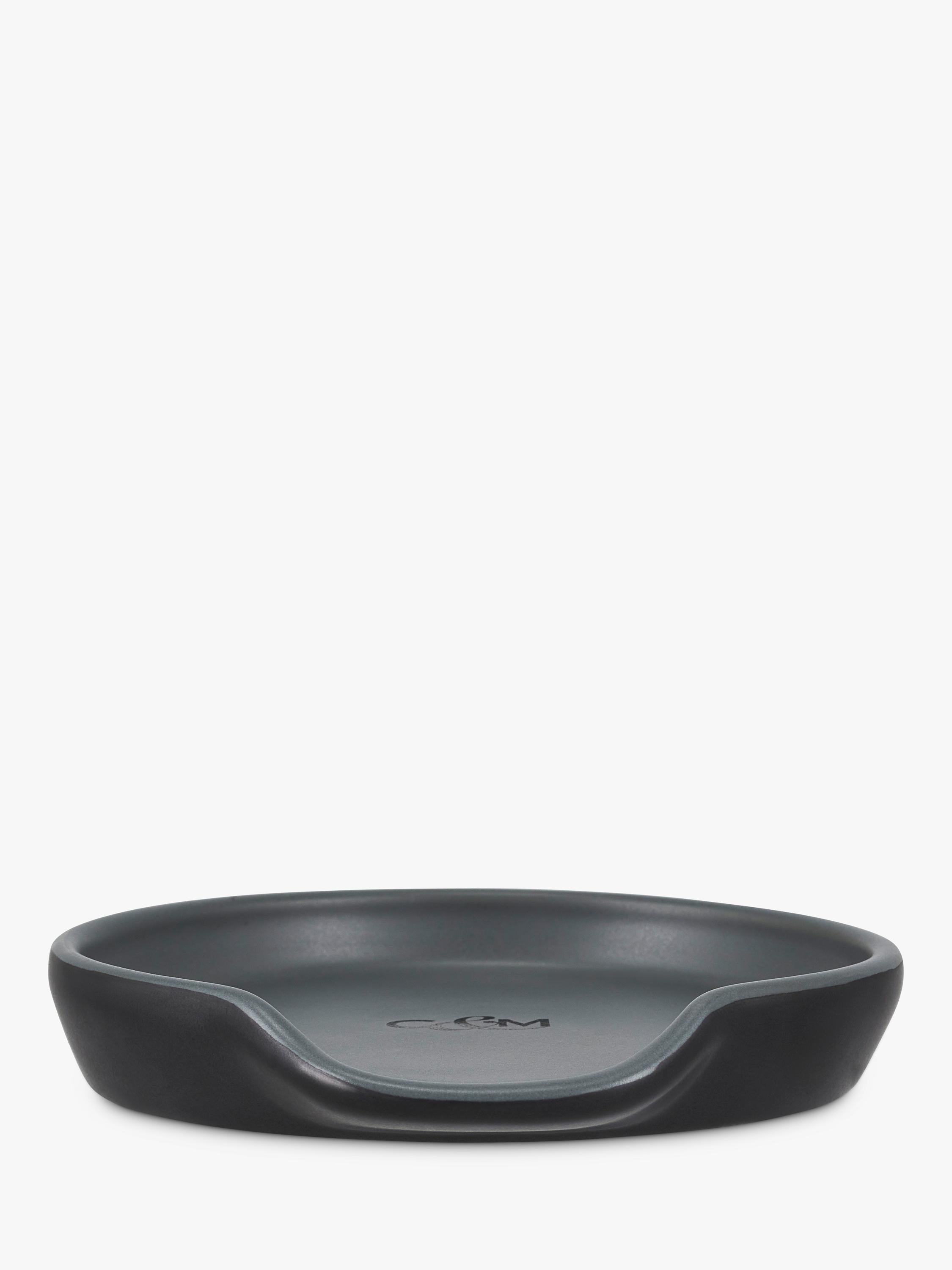 Cole & Mason ceramic spoon rest charcoal grey - British product