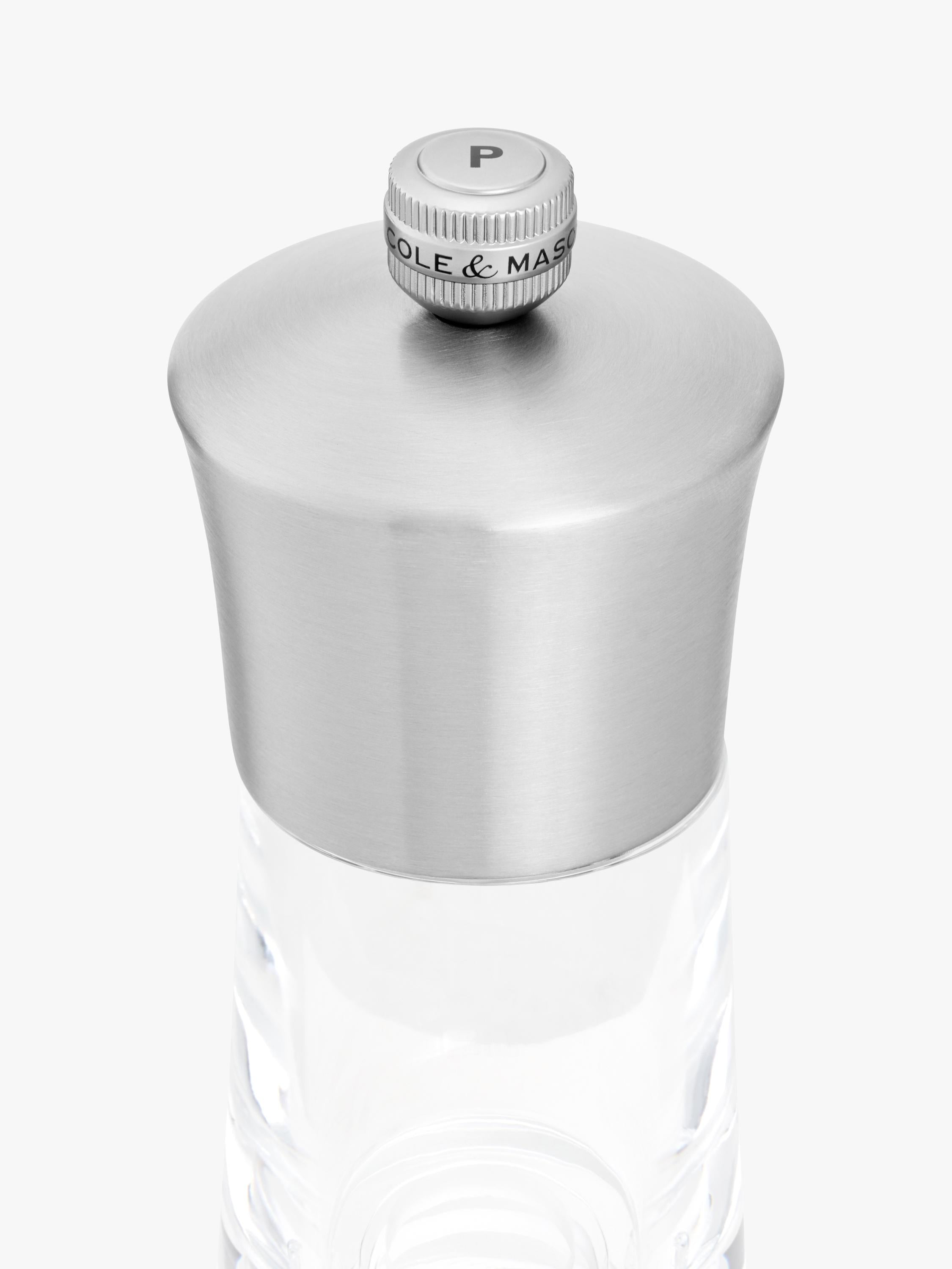 Cole & Mason Bromley salt and pepper mill set, UK version