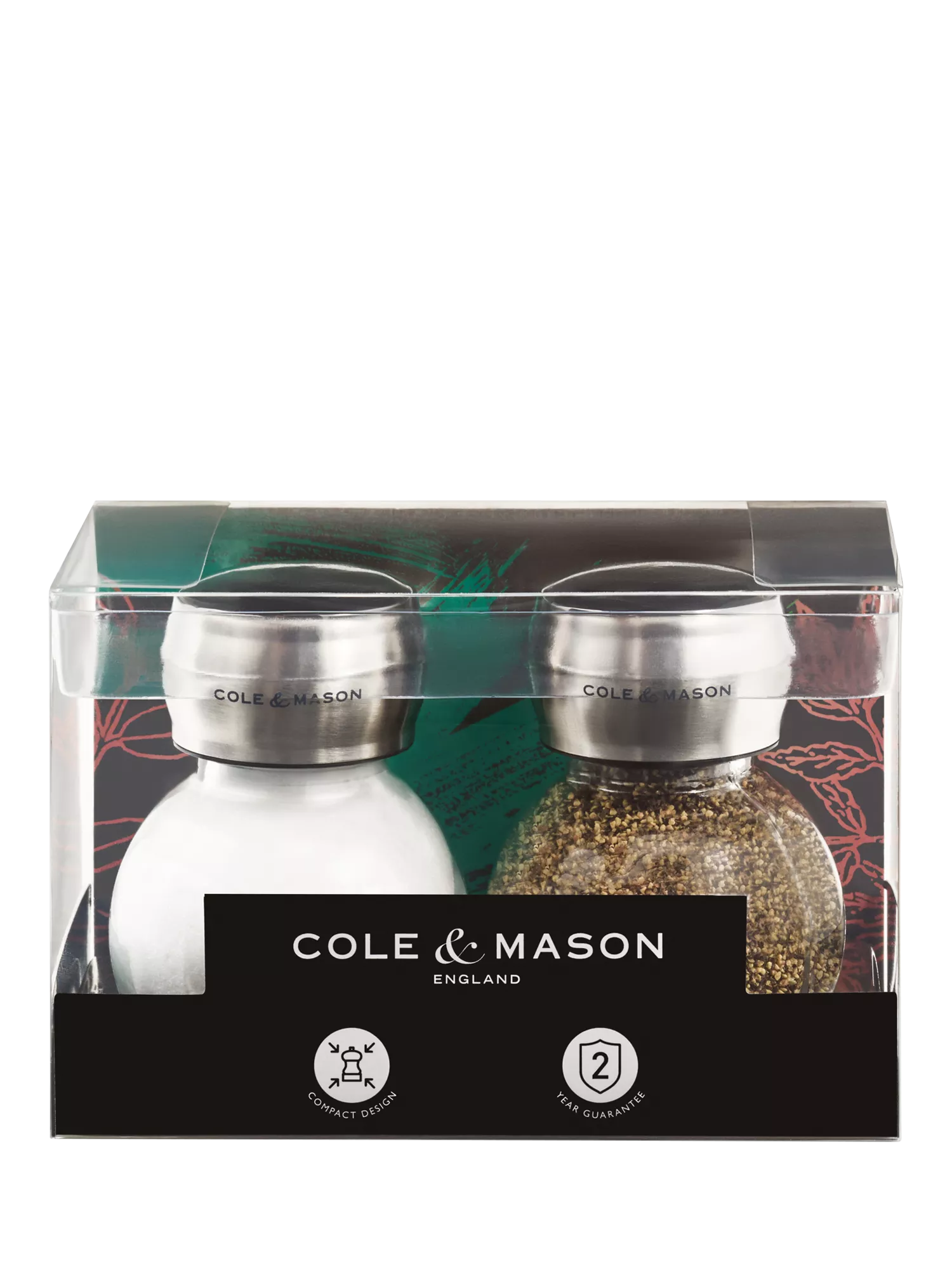 Cole & Mason salt pepper shaker set, imported from the UK