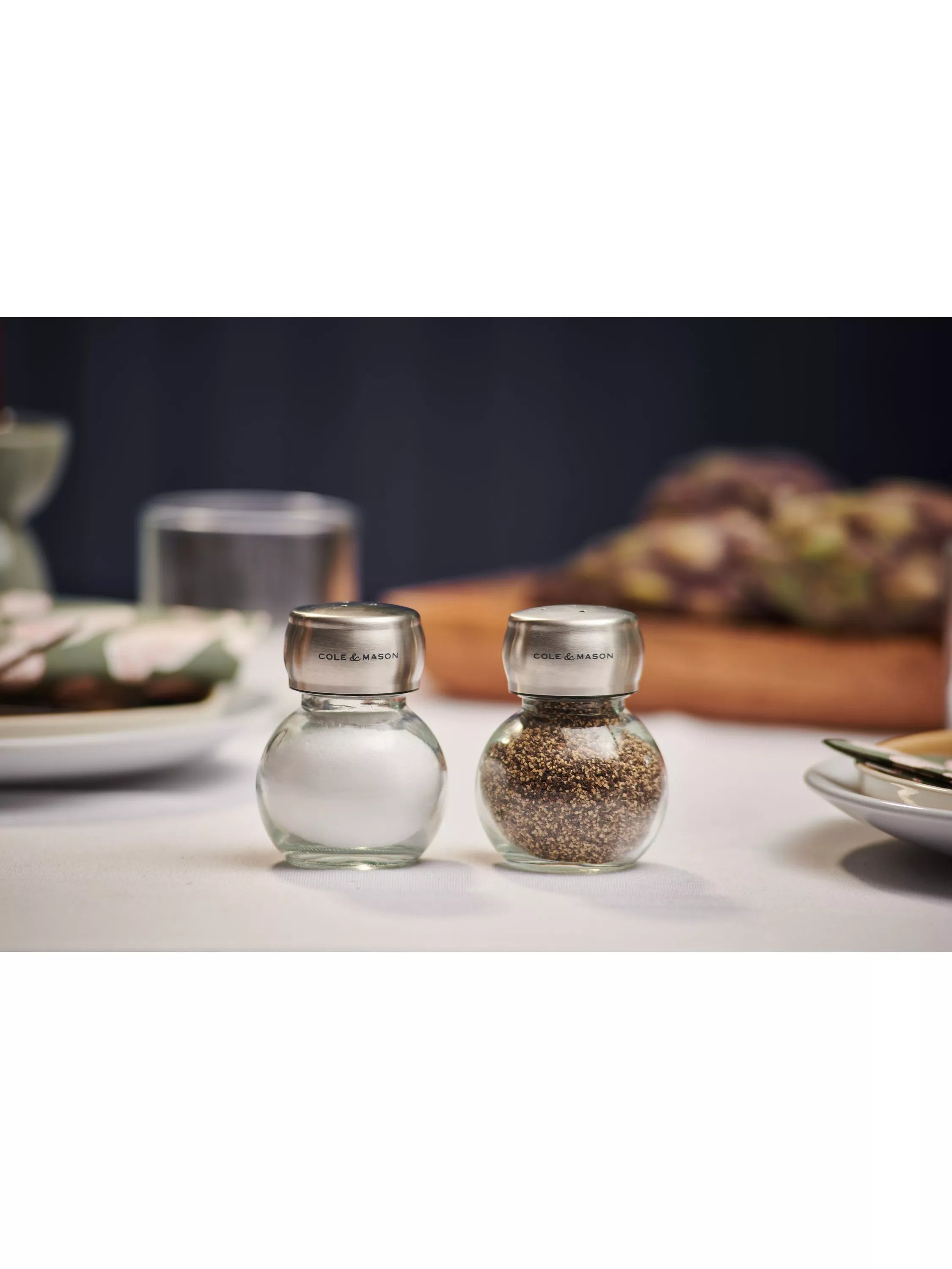Cole & Mason salt pepper shaker set, imported from the UK