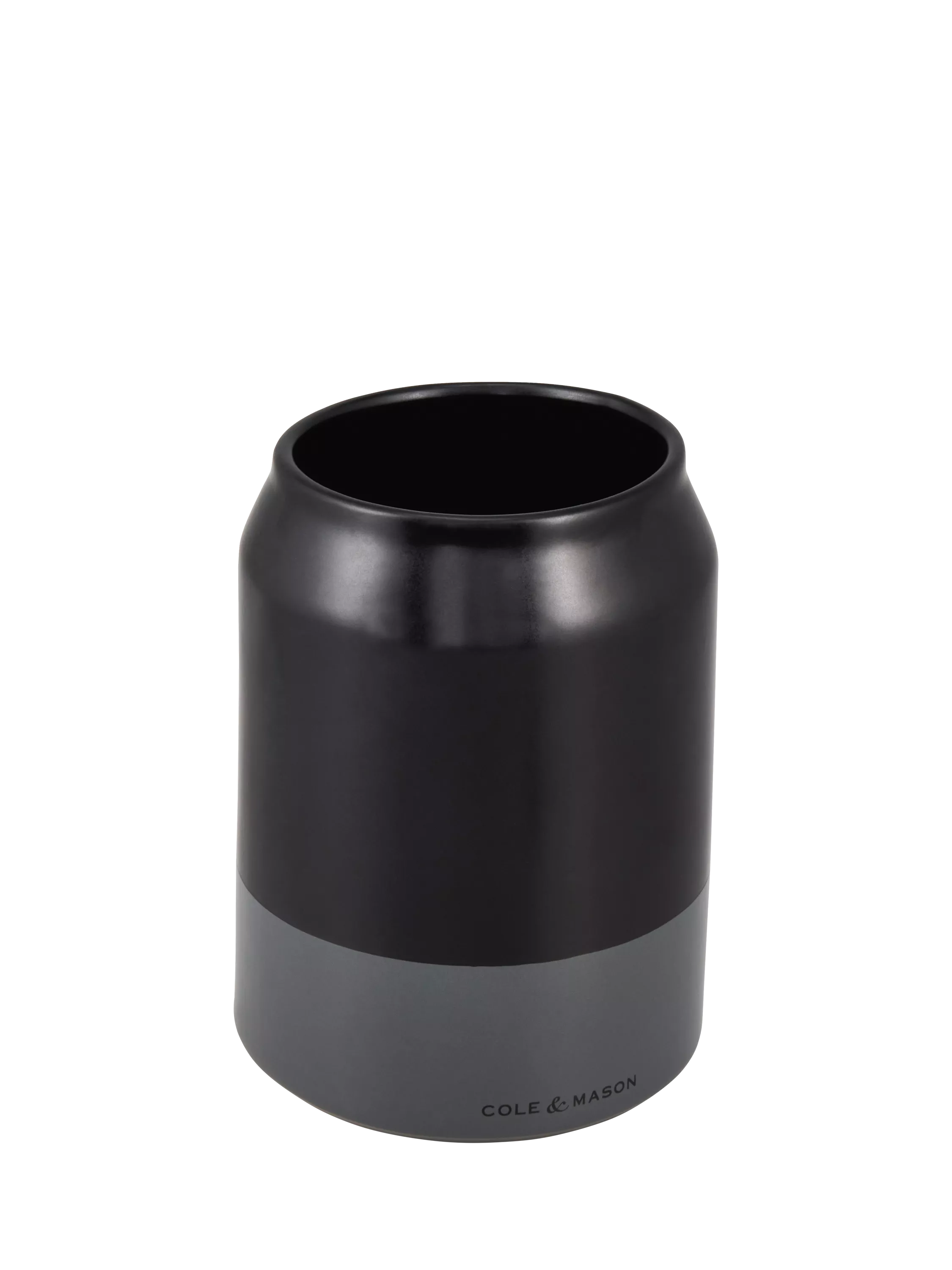 Cole & Mason ceramic utensil pot charcoal grey, imported from the UK