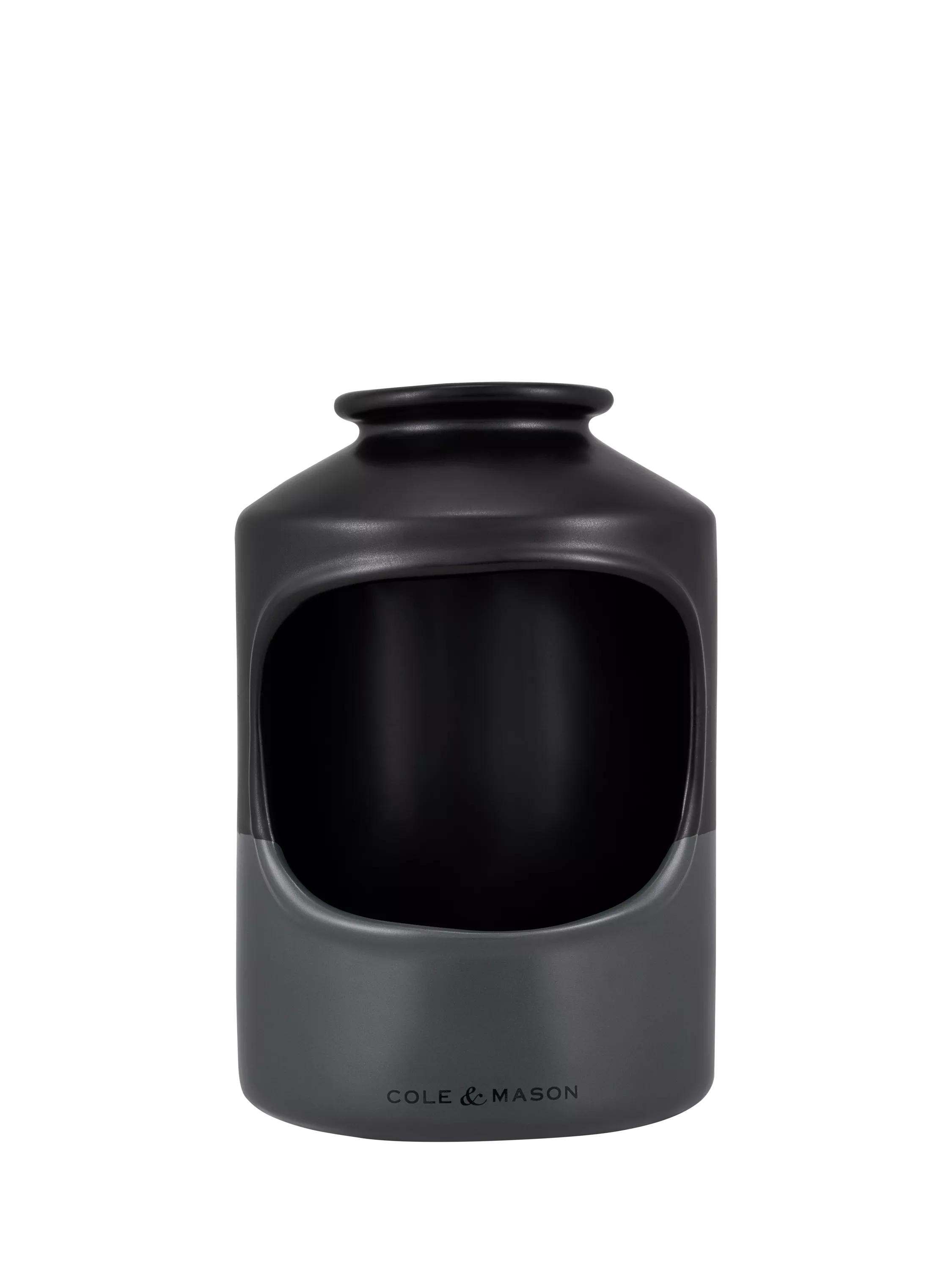 Cole & Mason ceramic salt pig charcoal grey, UK version