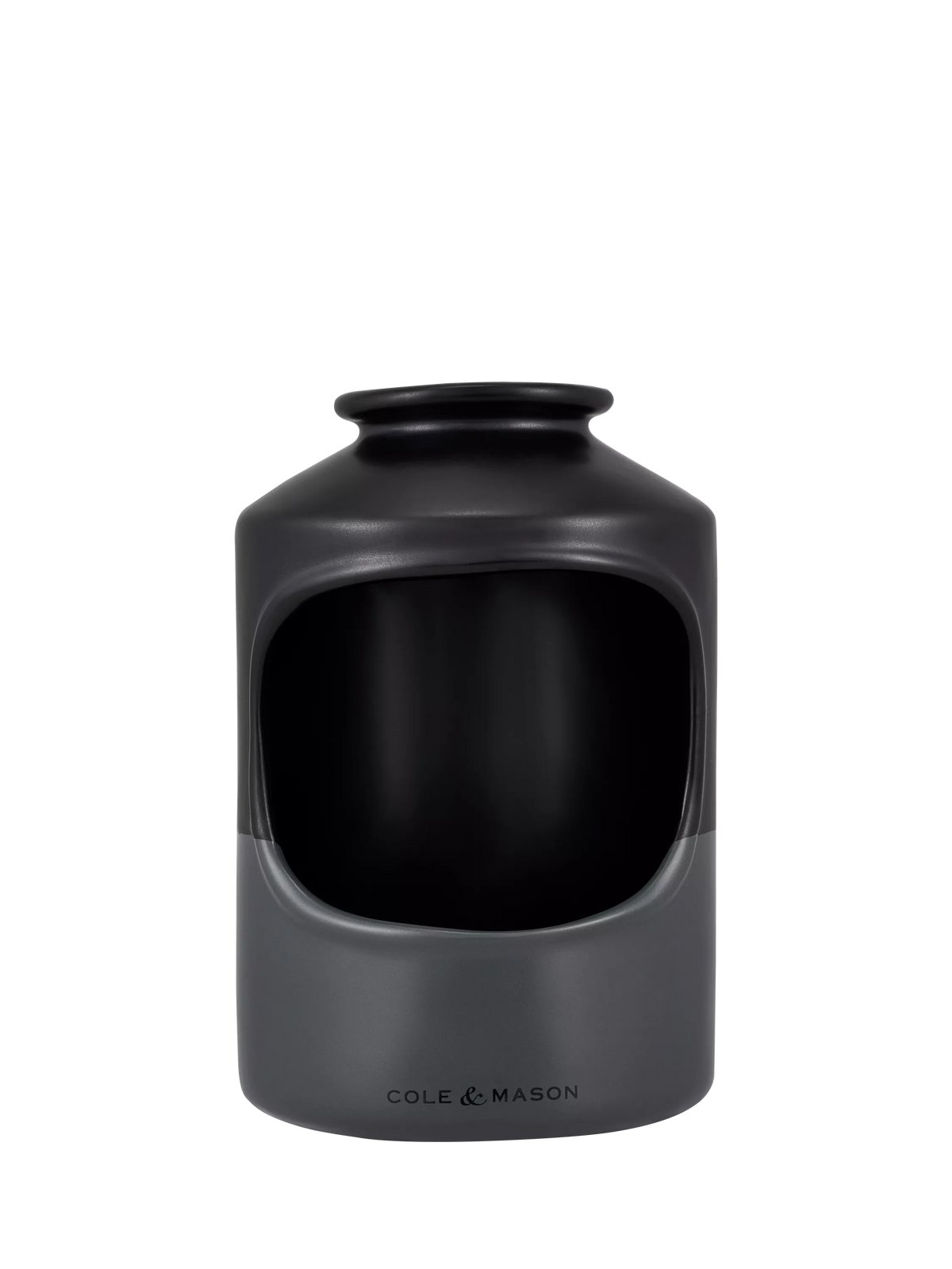 Cole & Mason ceramic salt pig charcoal grey, UK version
