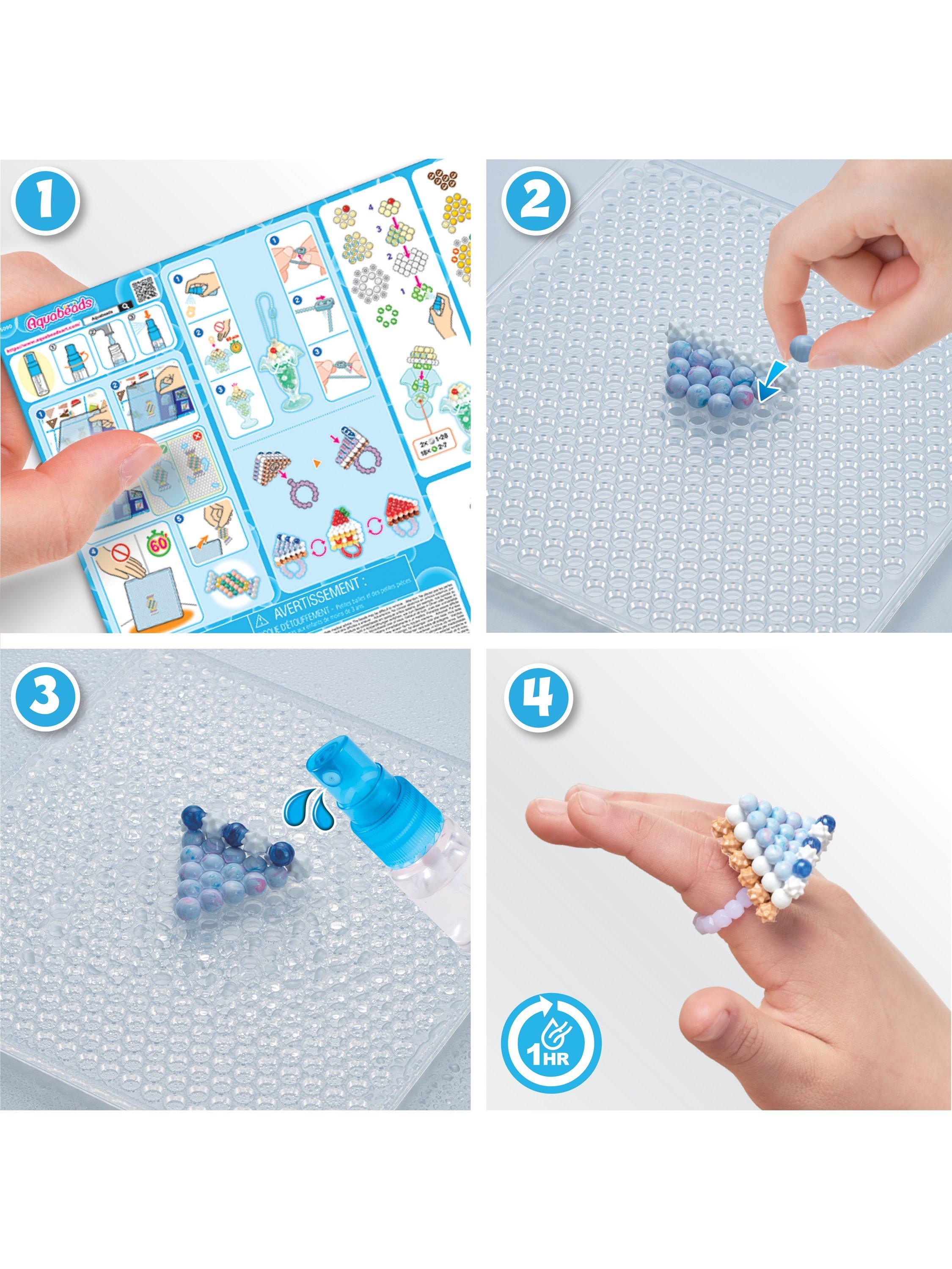 Aquabeads Sundaes & Sweets accessory kit with beads - British product