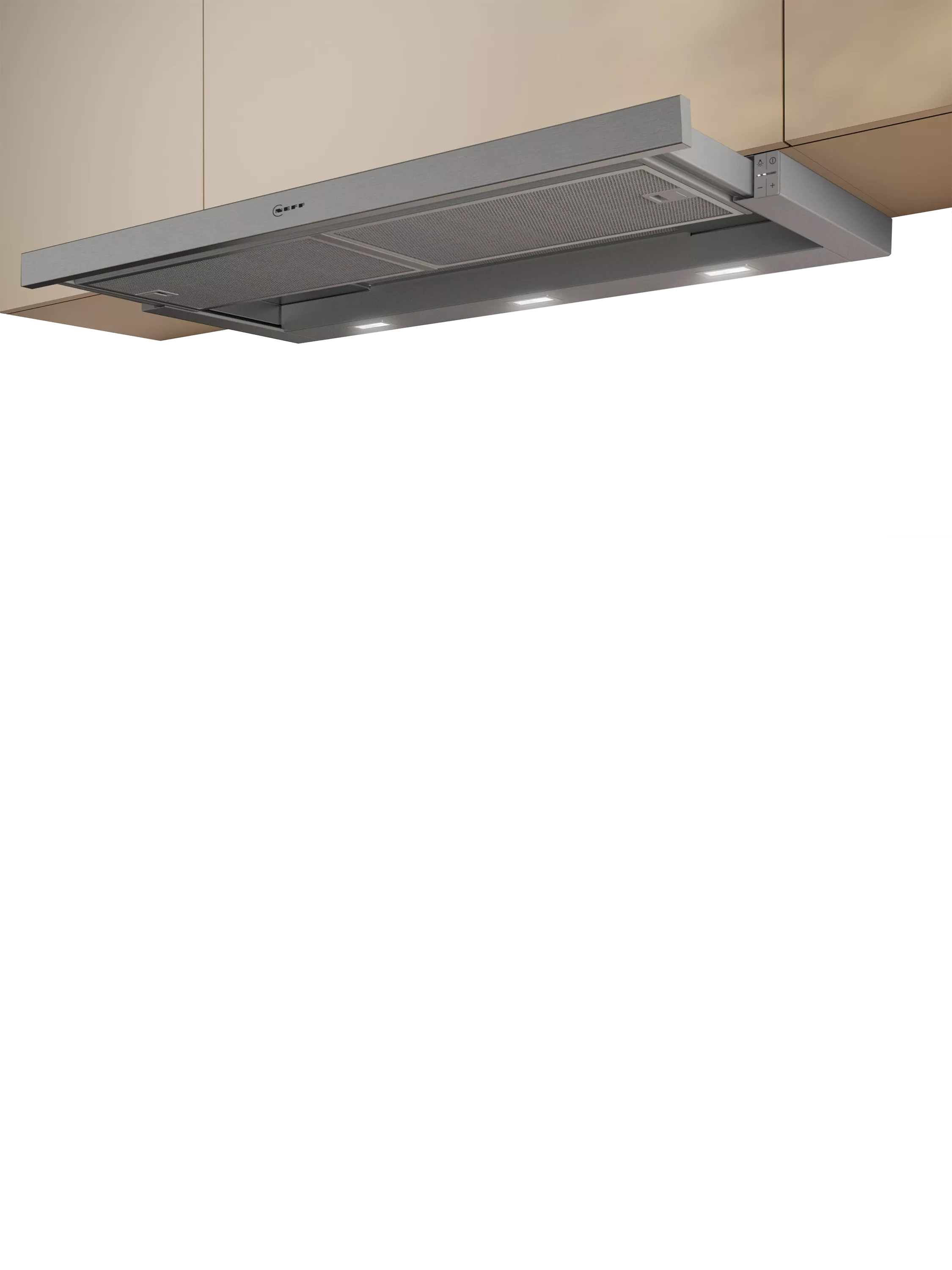 Neff telescopic cooker hood 90cm silver metallic (British brand)