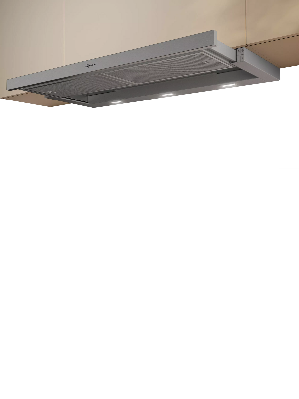 Neff telescopic cooker hood 90cm silver metallic (British brand)