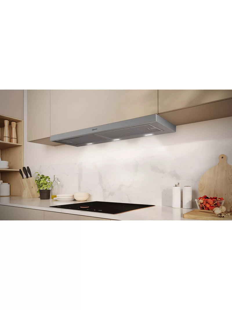 Neff telescopic cooker hood 90cm silver metallic (British brand)