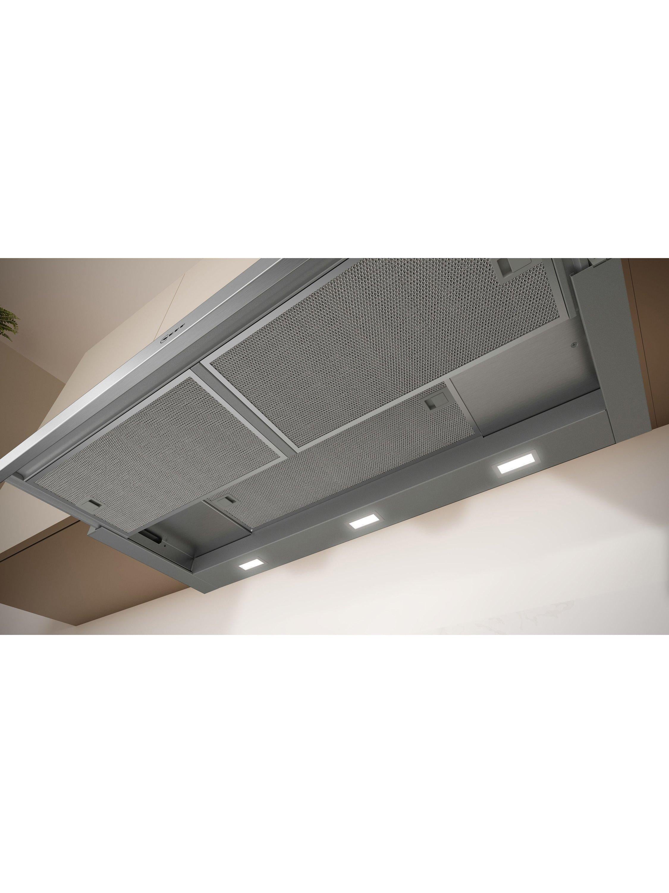 Neff telescopic cooker hood 90cm silver metallic (British brand)