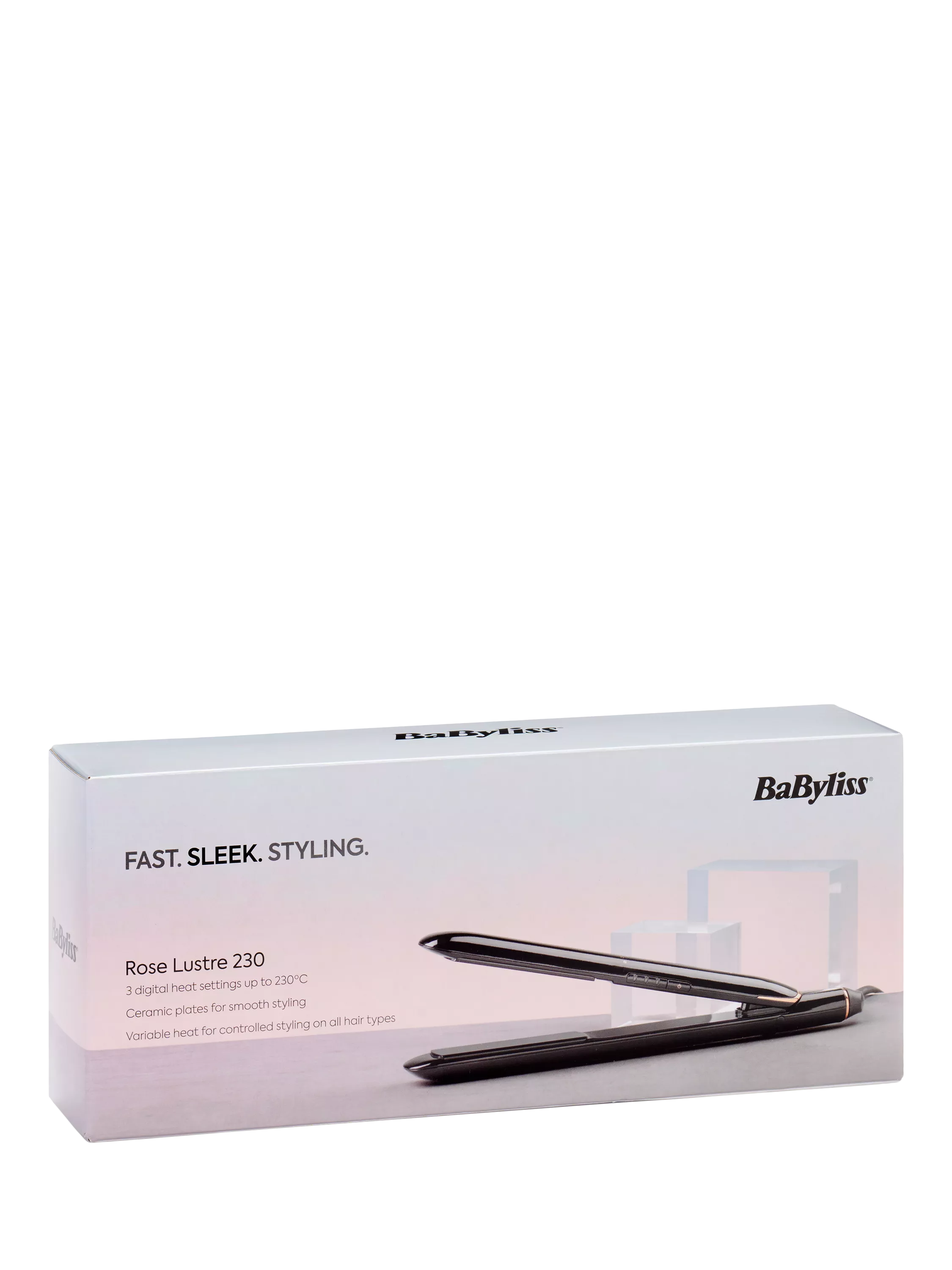 BaByliss hair straightener Rose Lustre 230, UK version