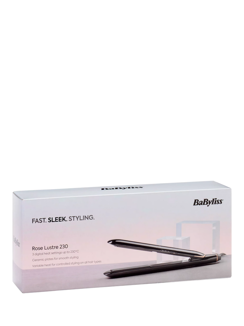 BaByliss hair straightener Rose Lustre 230, UK version