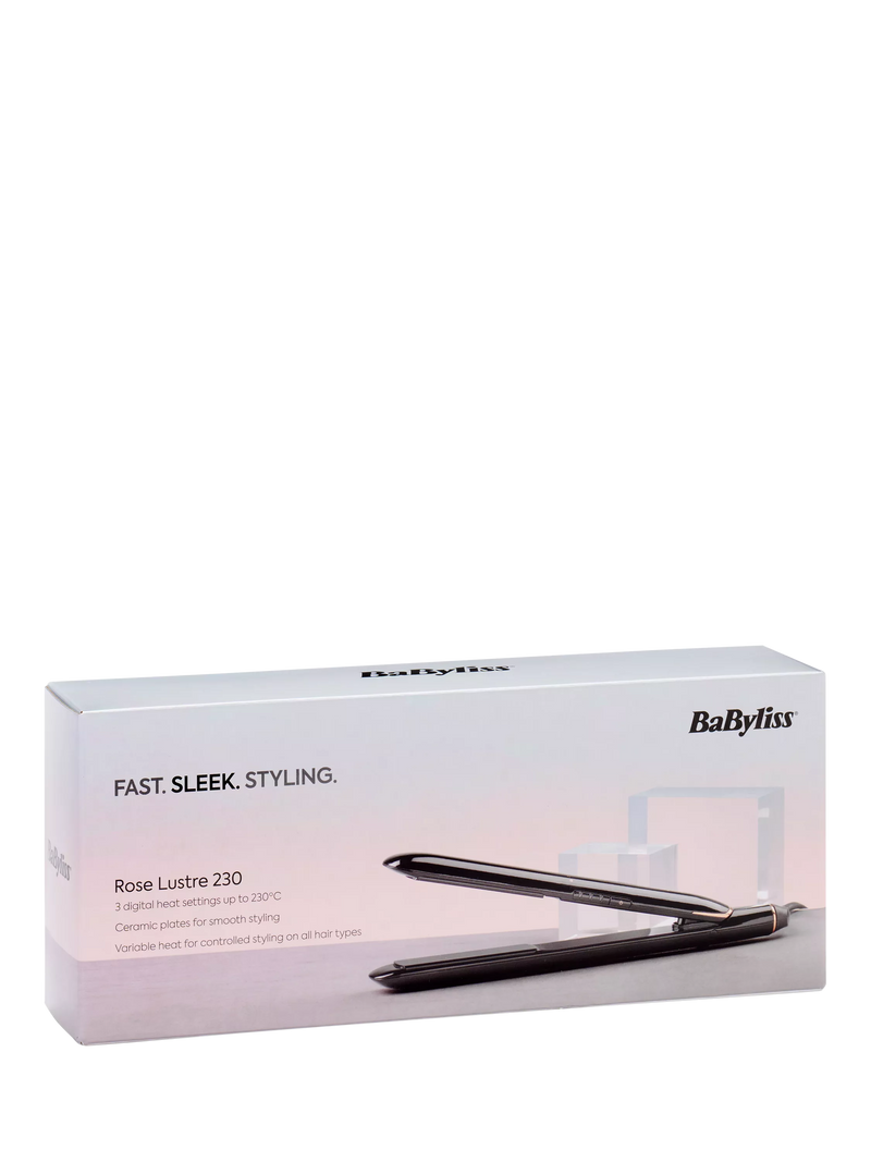 BaByliss hair straightener Rose Lustre 230, UK version