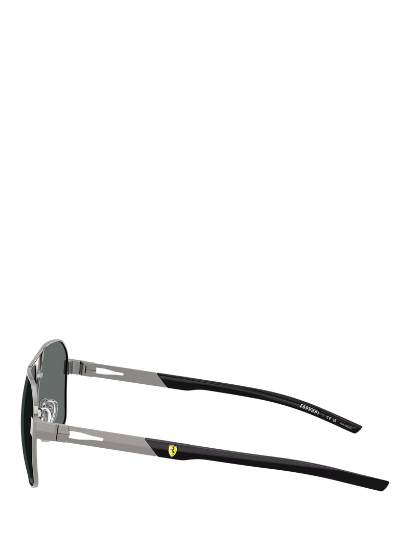 Scuderia Ferrari square sunglasses 57mm silver/grey - British product