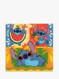 Disney Stitch 3 in a Box jigsaw puzzle set, 49 pieces - British product