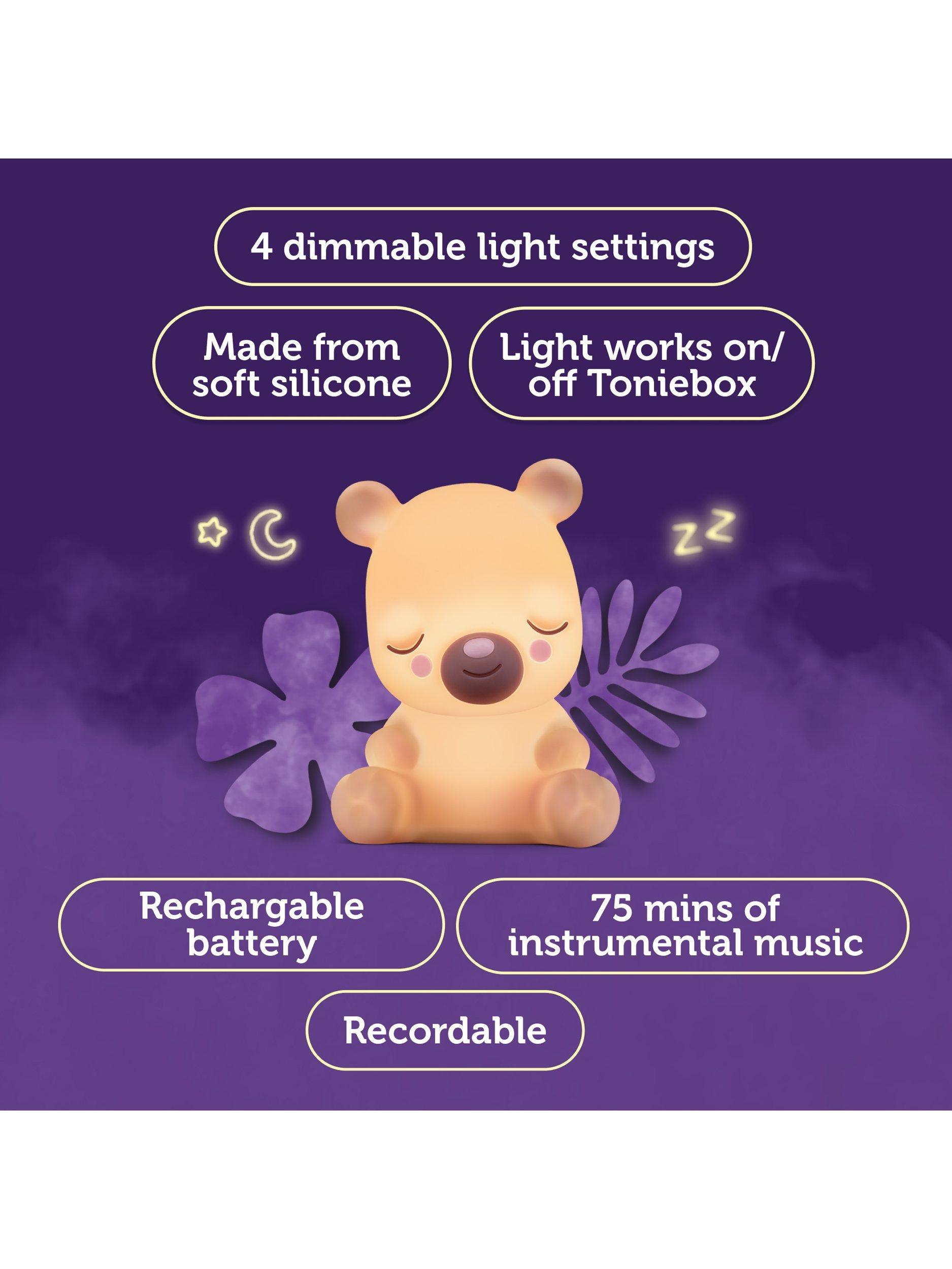 tonies Sleepy Bear night light toy (British brand)