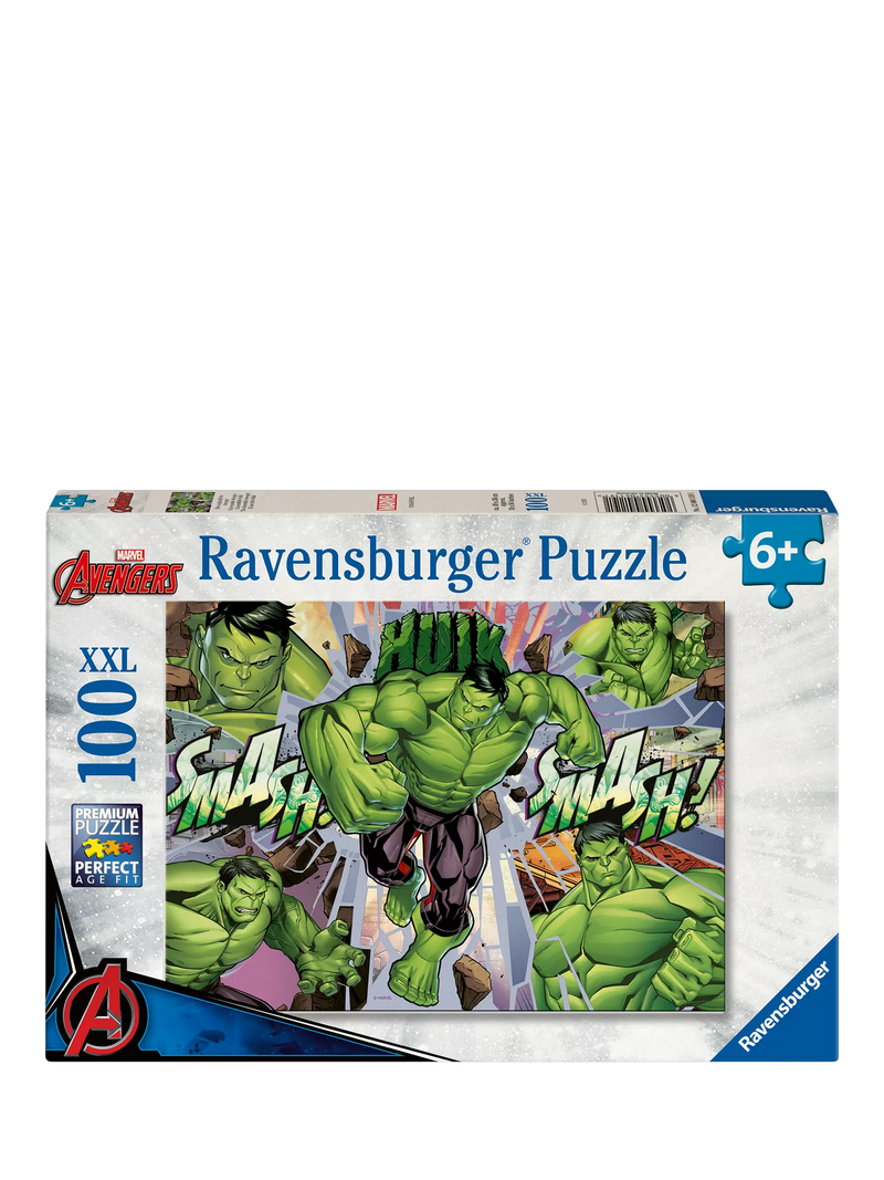 Ravensburger Marvel Hulk XXL jigsaw puzzle 100 pieces, UK version