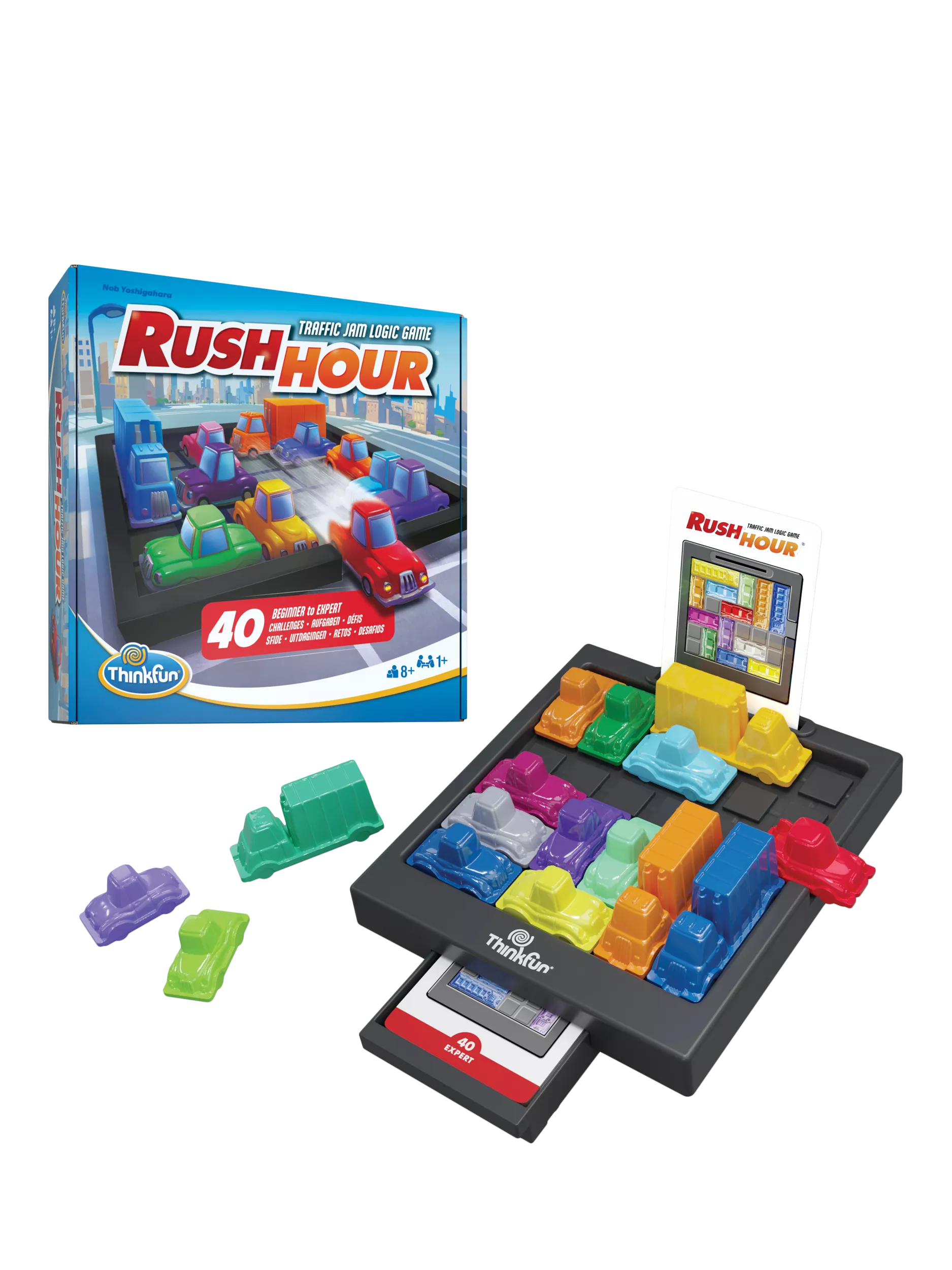 Ravensburger Rush Hour traffic jam logic puzzle game, UK version