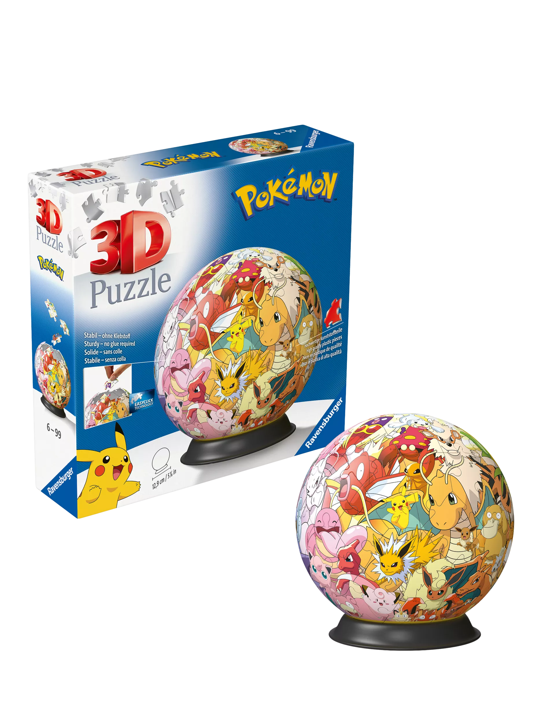 Ravensburger Pokemon 3D jigsaw puzzle 72 pieces, UK version