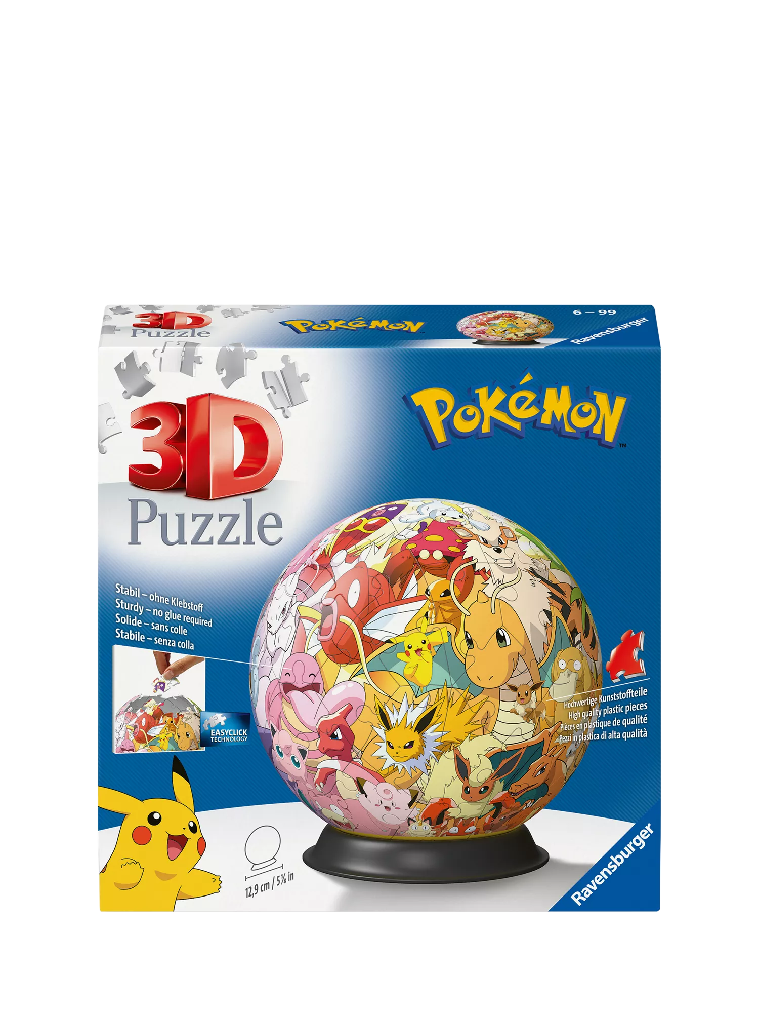 Ravensburger Pokemon 3D jigsaw puzzle 72 pieces, UK version