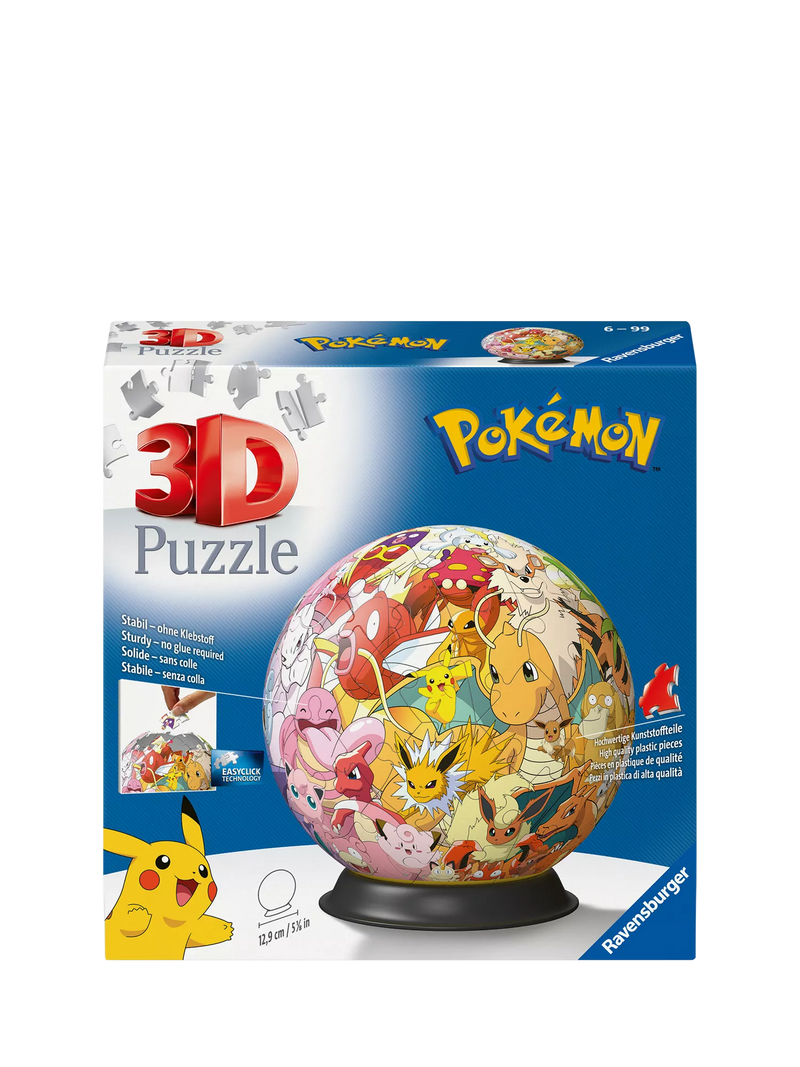 Ravensburger Pokemon 3D jigsaw puzzle 72 pieces, UK version