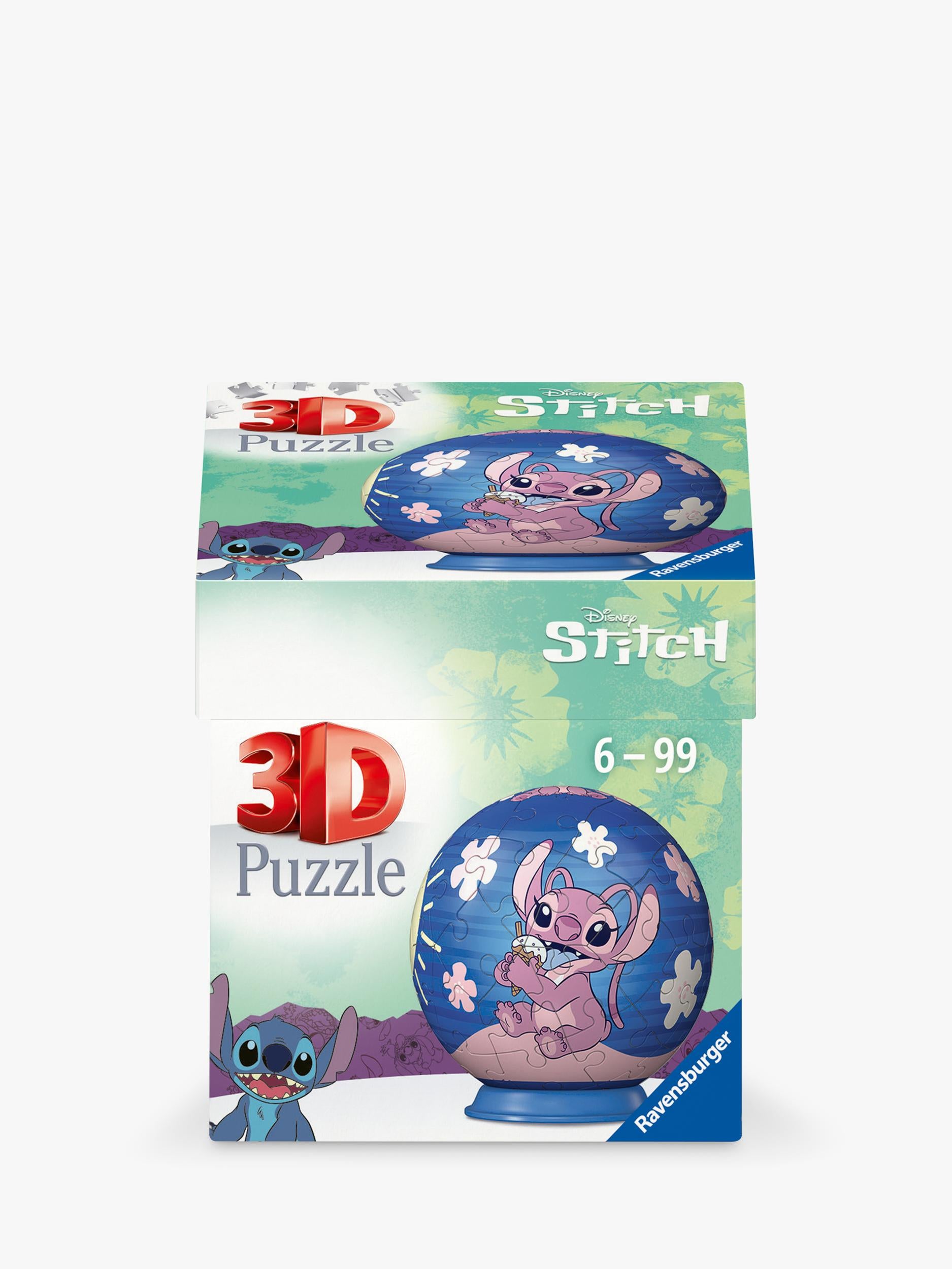Ravensburger 3D jigsaw puzzle Stitch Angel Scrump 54 pieces, UK version