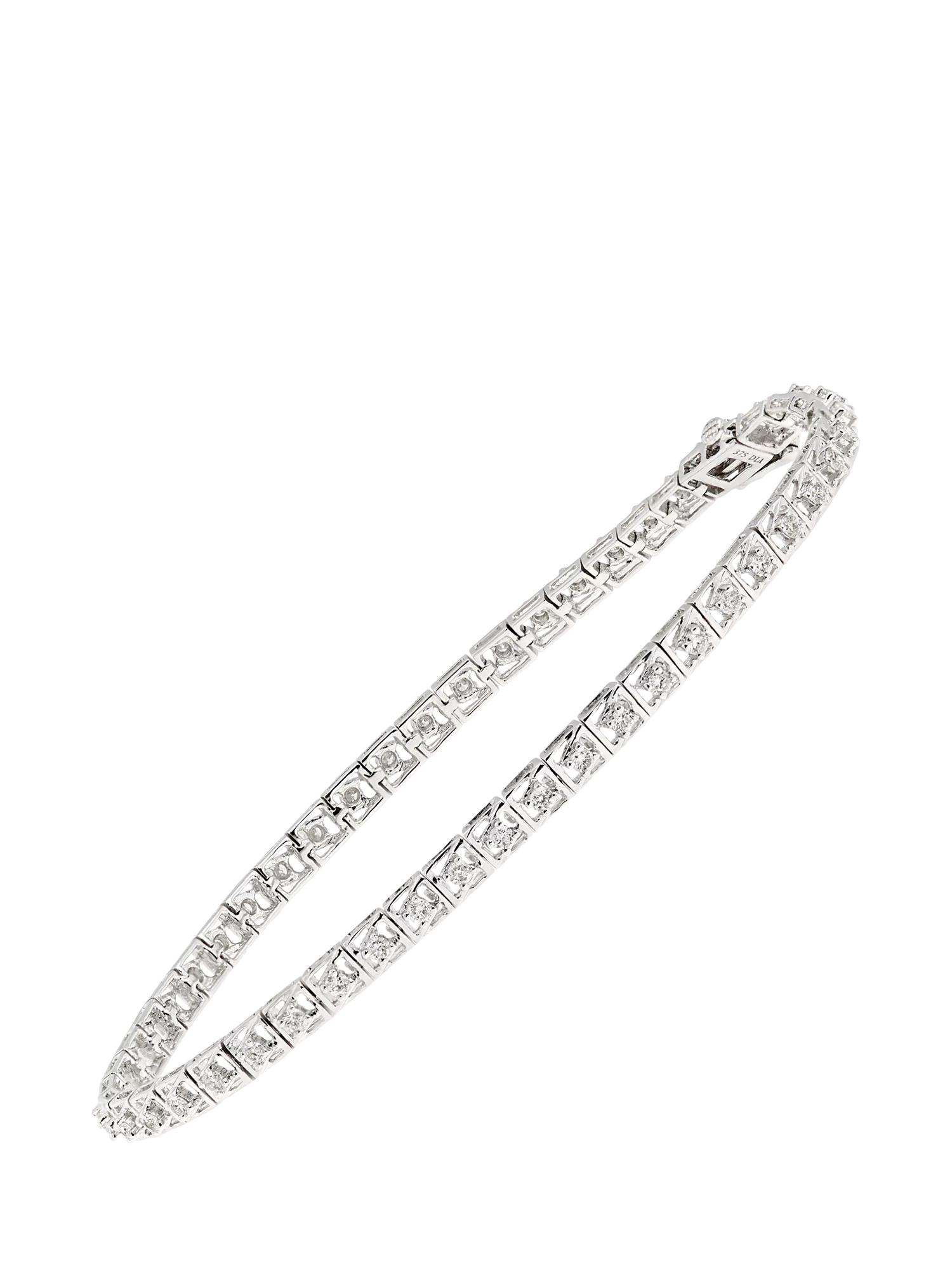 Mogul diamond tennis bracelet 1ct white gold, UK version