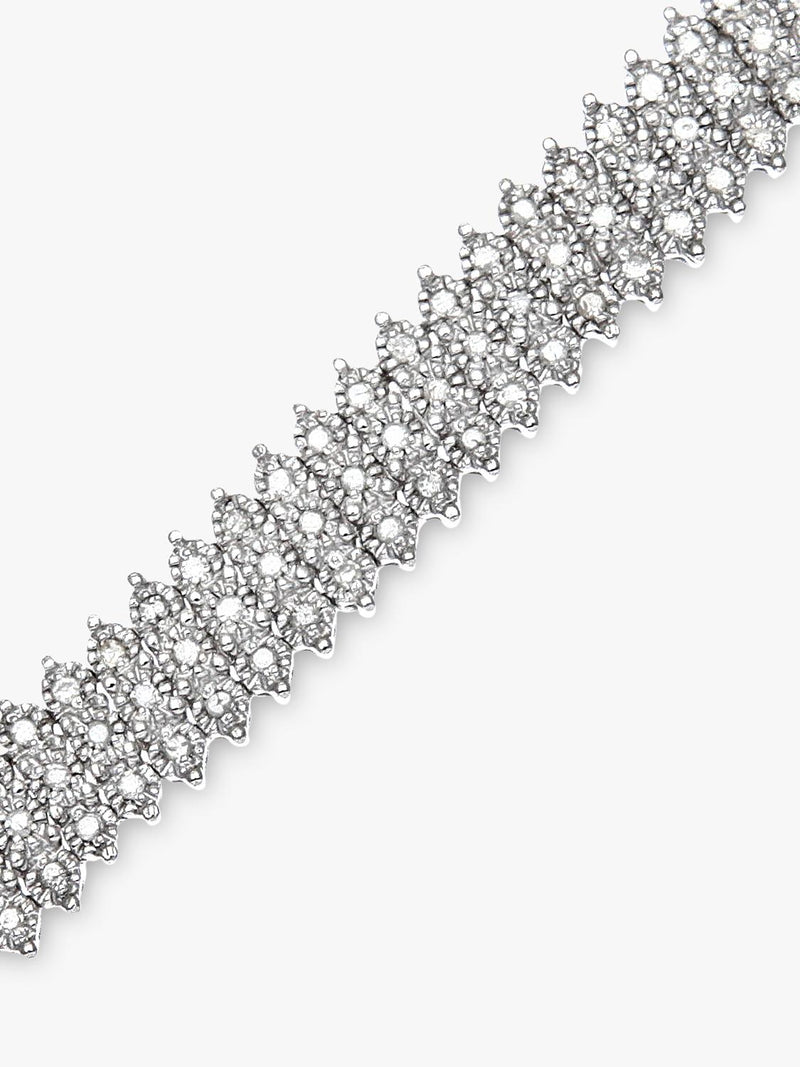 Mogul triple row diamond tennis bracelet 1.50ct (British brand)