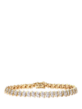 Mogul 9ct gold double row tennis bracelet 1ct diamonds, UK version