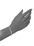 Mogul trilogy diamond bracelet 9ct white gold, UK version