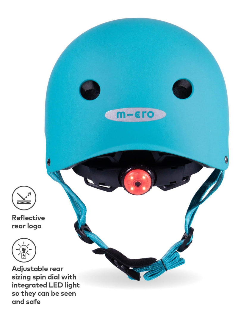 Micro Scooters kids helmet aqua (British brand)