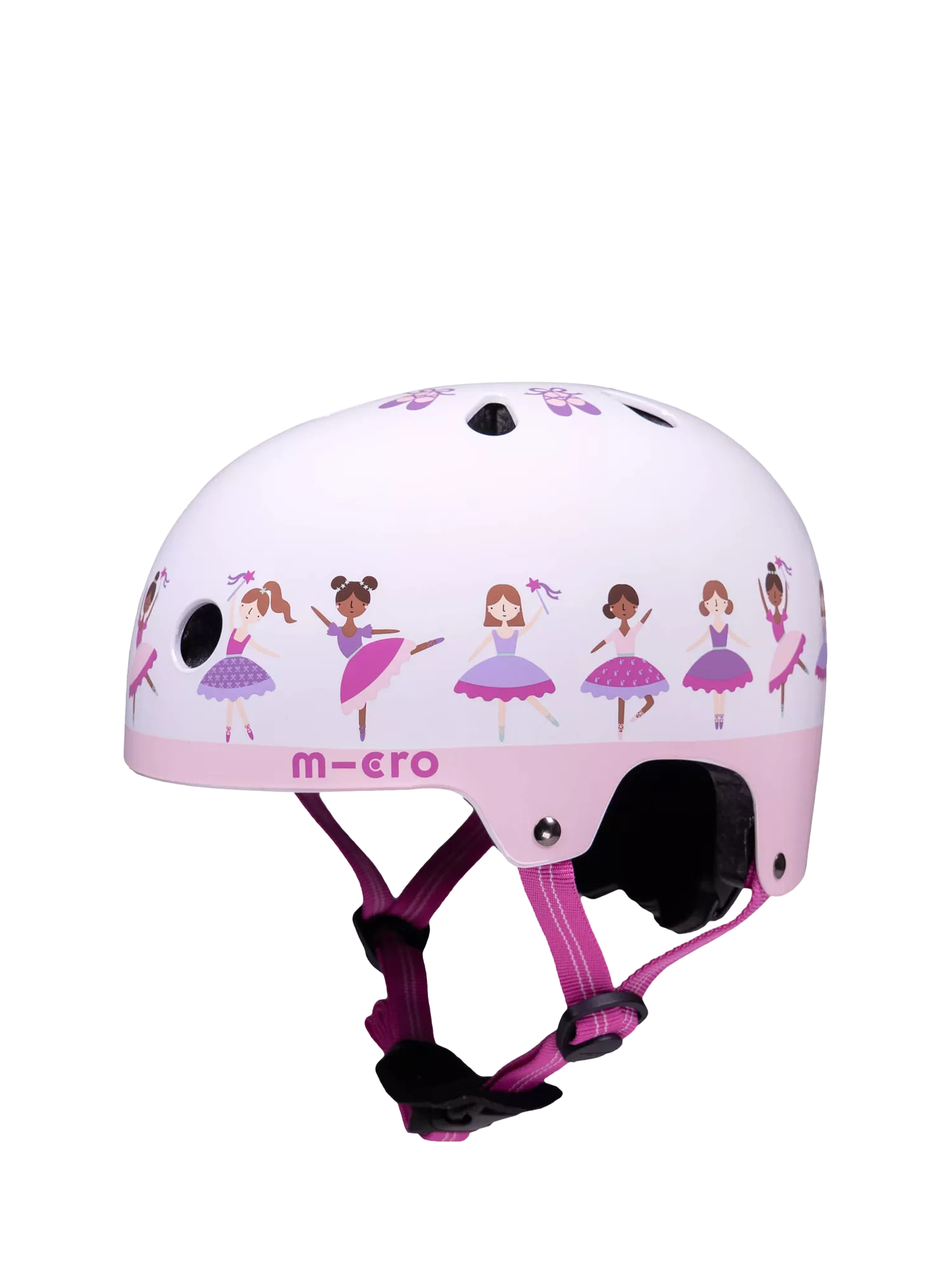 Micro Scooters Kids' Ballerina Bike/Scooter Safety Helmet, Pink