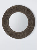 John Lewis Autumn Fusion round wall mirror 65cm antique brass - British product