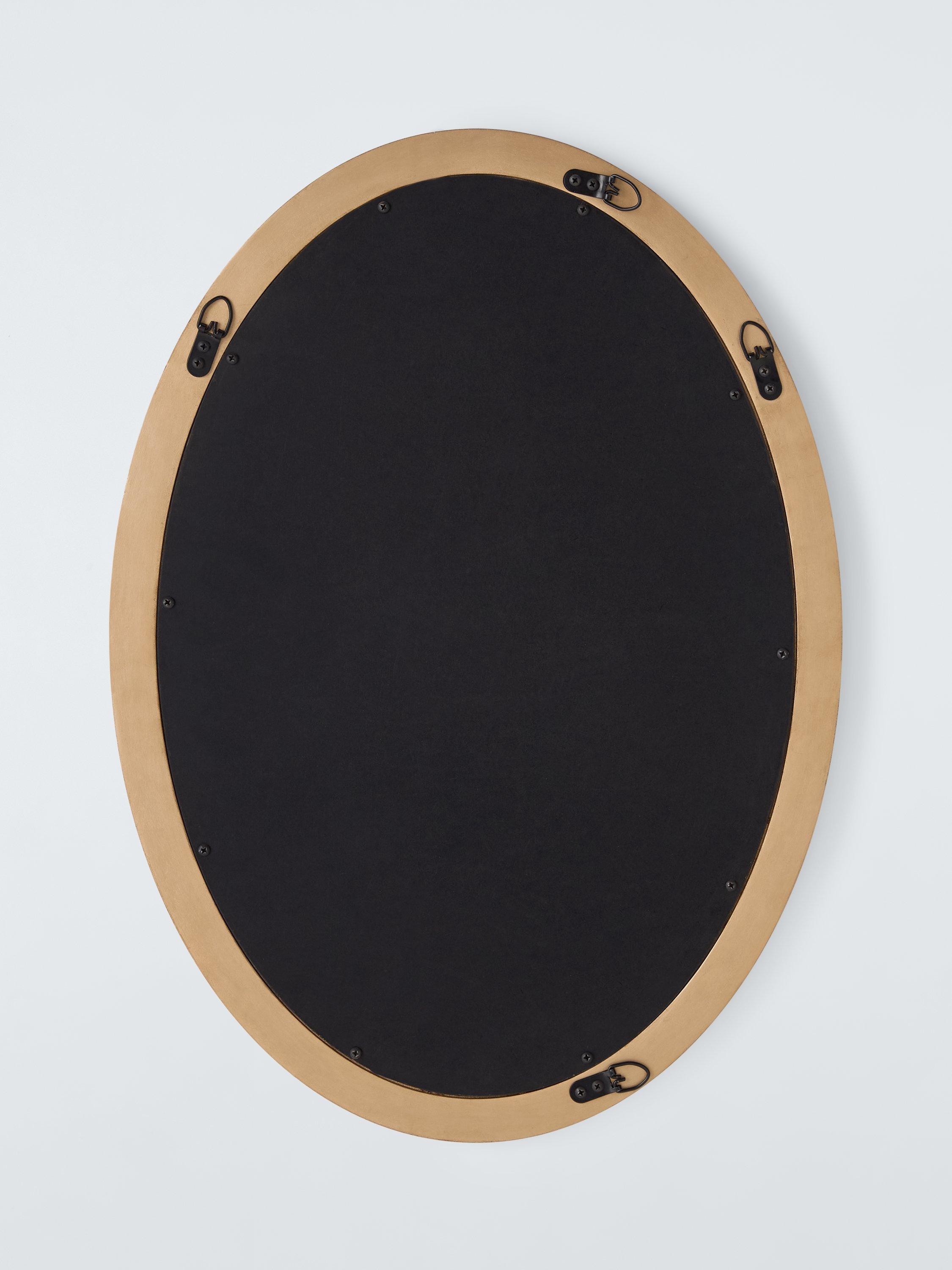 John Lewis oval wall mirror antique gold 50x70cm (British brand)