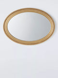 John Lewis oval wall mirror antique gold 50x70cm (British brand)