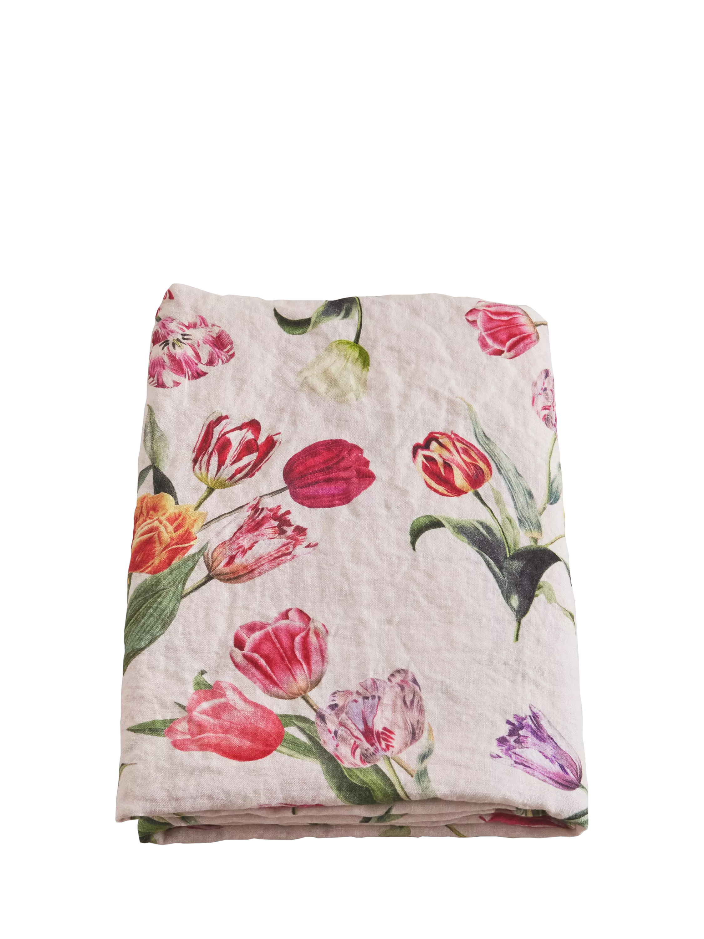By Hope linen tablecloth tulips 250 x 143cm, imported from the UK