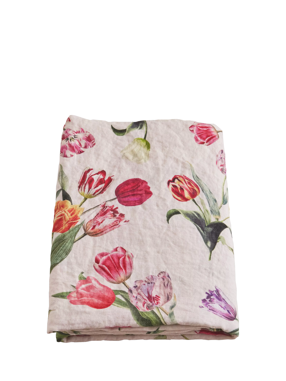 By Hope linen tablecloth tulips 250 x 143cm, imported from the UK