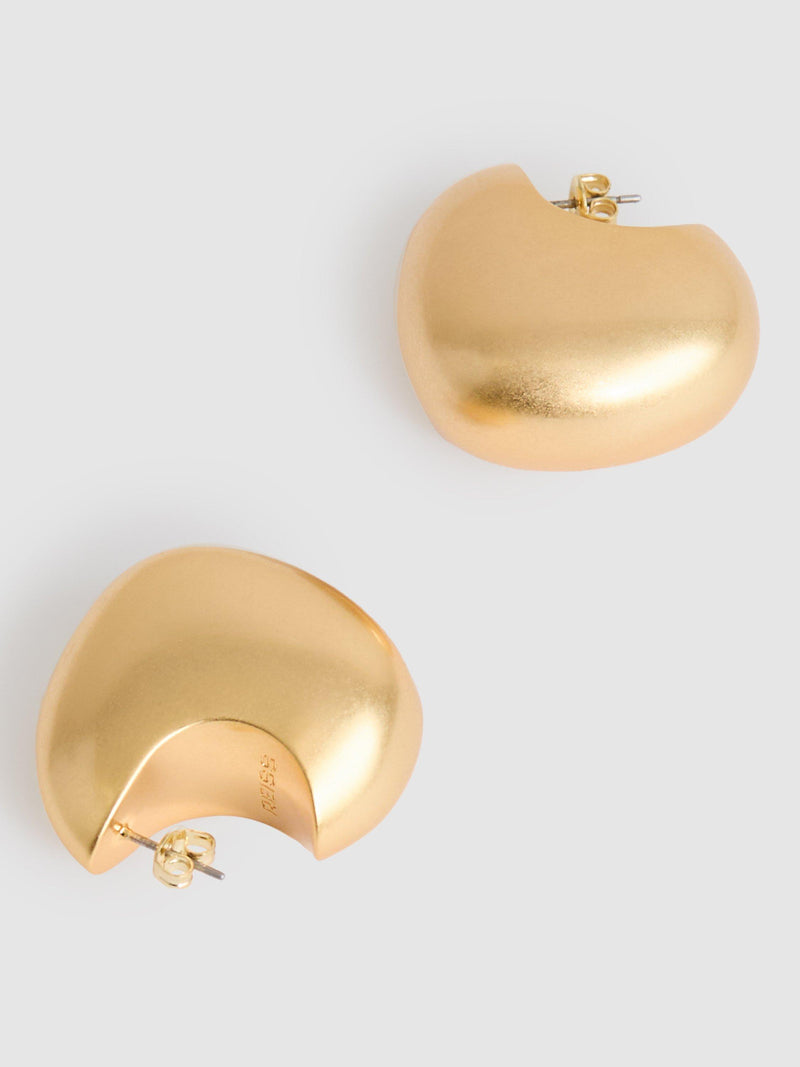 Reiss Calla Curve Scoop earrings, imported from the UK
