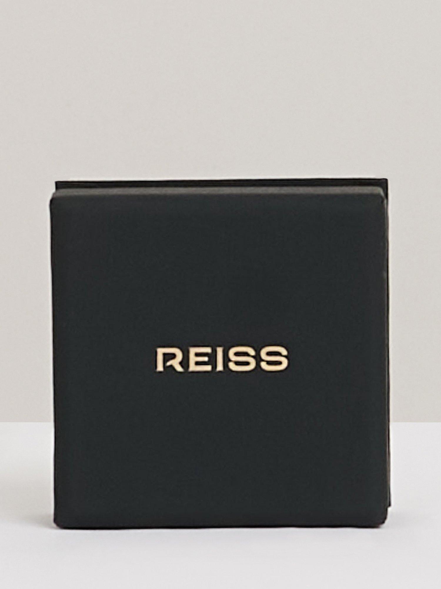 Reiss Flavia Fluid hoop earrings gold toned (British brand)