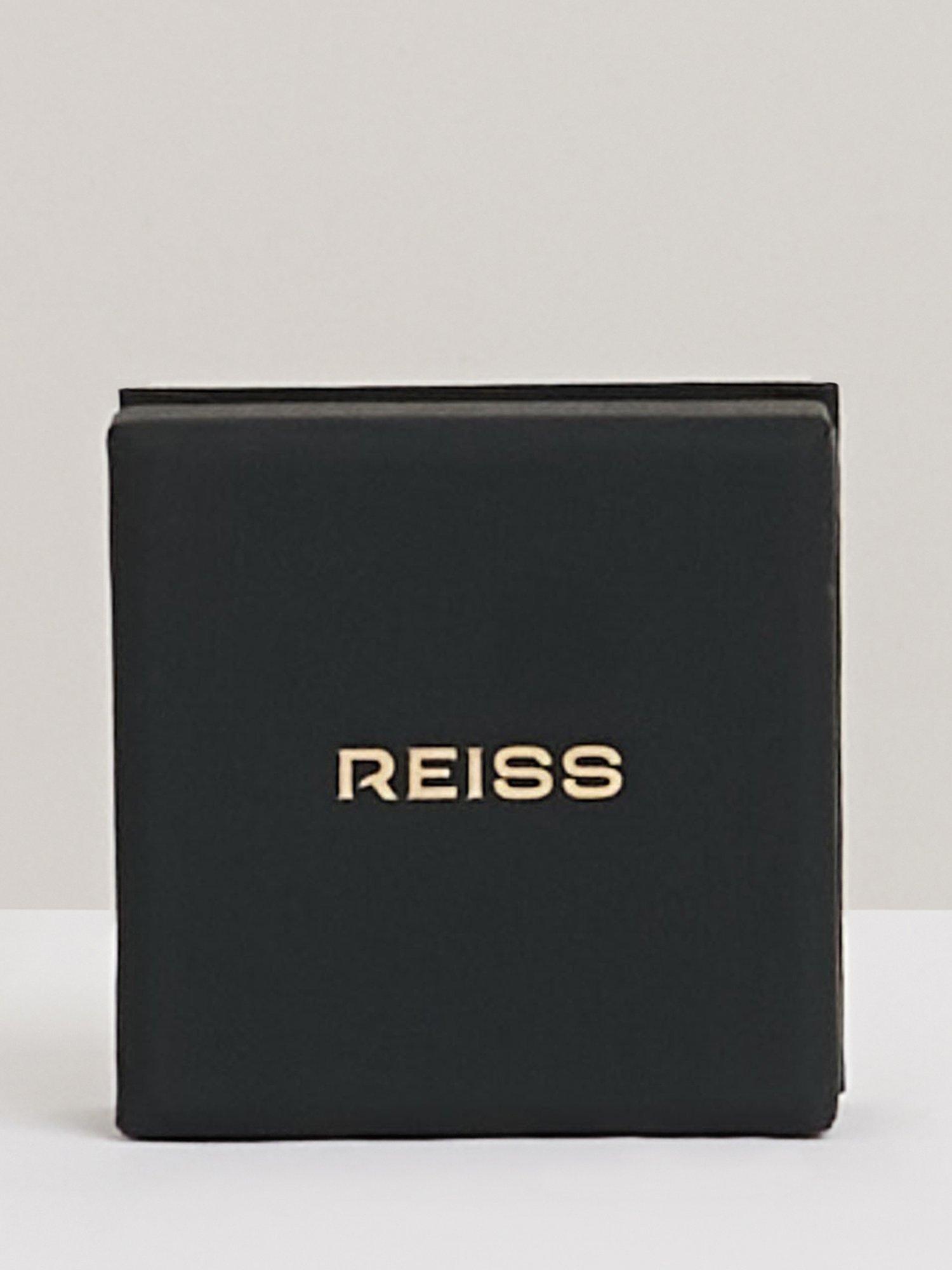 Reiss Flavia Fluid hoop earrings gold toned (British brand)