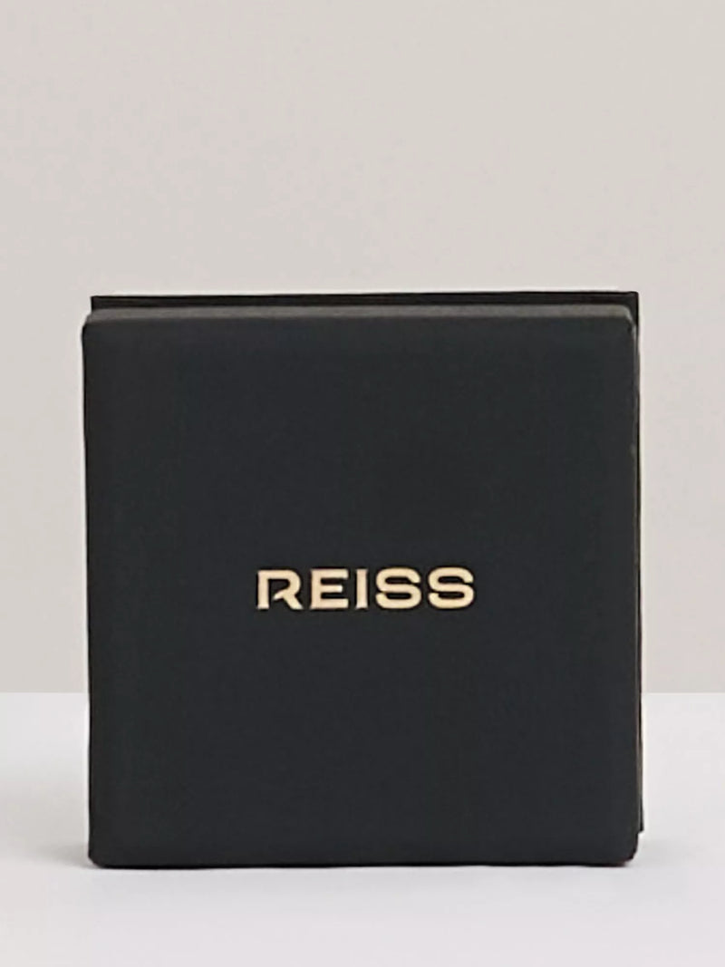 Reiss Flavia Fluid hoop earrings gold toned (British brand)