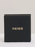 Reiss Mason Molten drop earrings gold large - British product