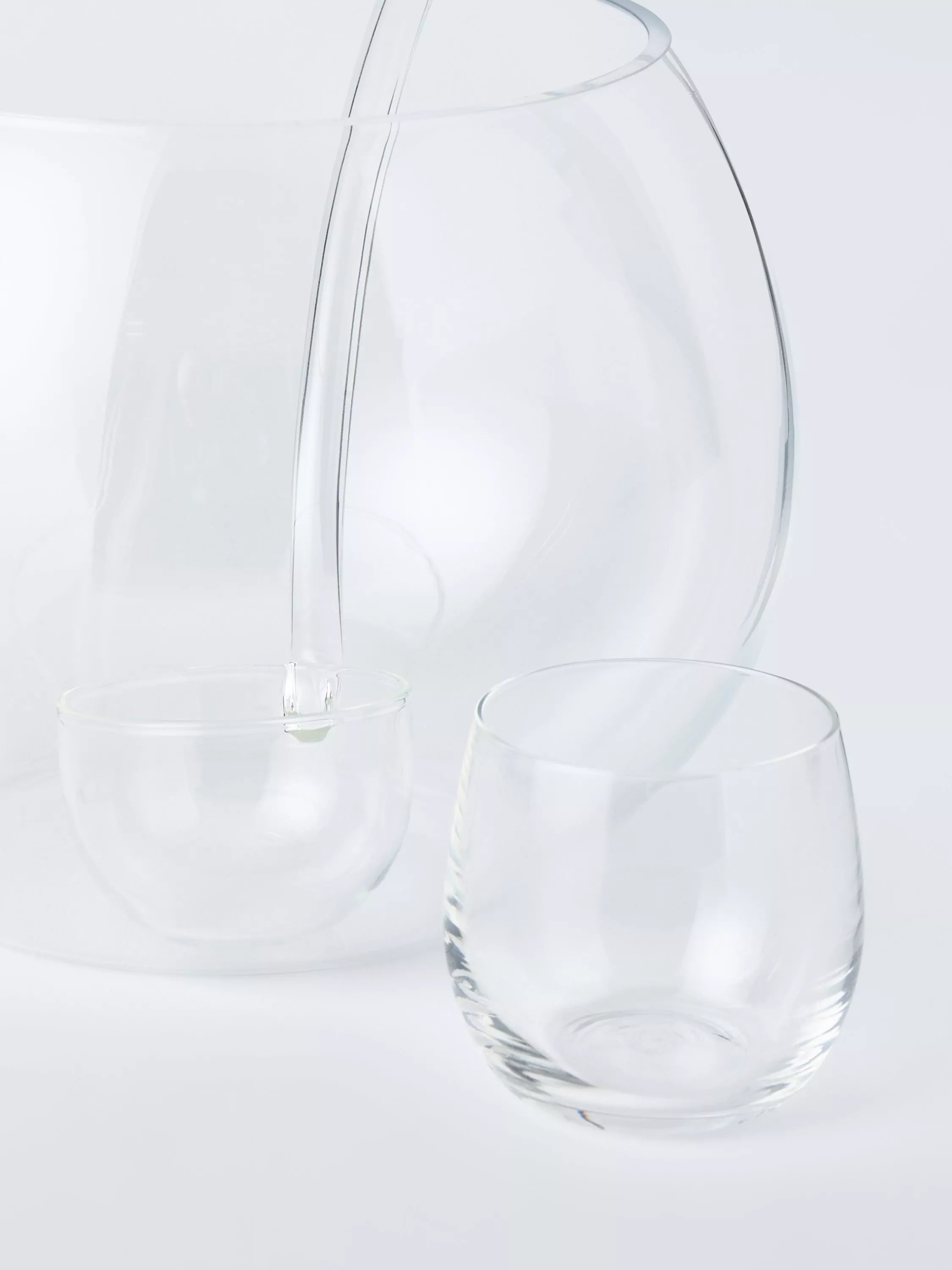 John Lewis punch bowl gift set clear - British product