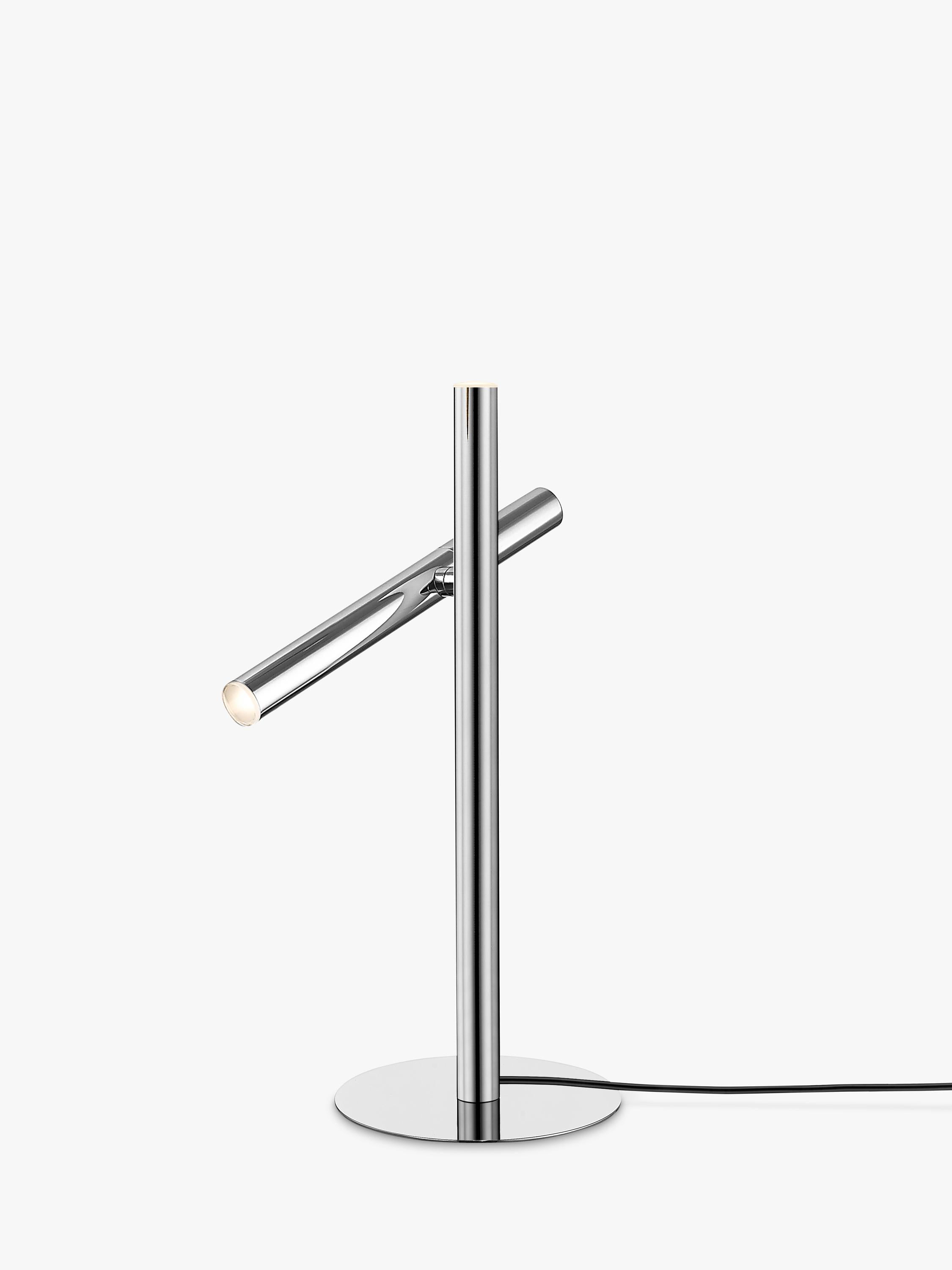 John Lewis Swivel chrome effect table lamp, UK version