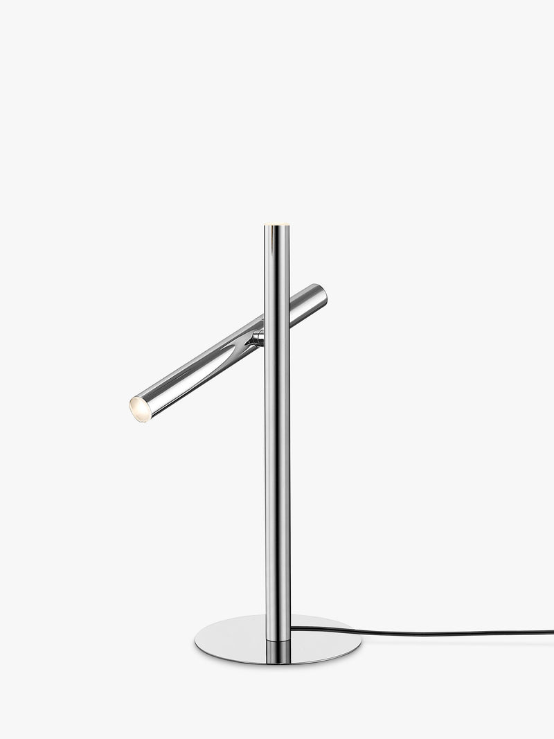 John Lewis Swivel chrome effect table lamp, UK version