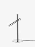 John Lewis Swivel chrome effect table lamp, UK version