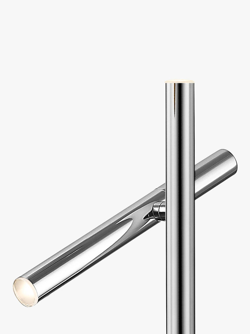 John Lewis Swivel chrome effect table lamp, UK version