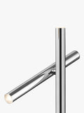 John Lewis Swivel chrome effect table lamp, UK version