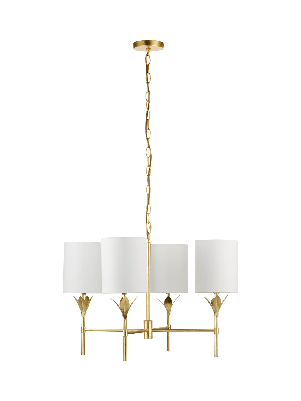 John Lewis 4 arm brass chandelier ceiling light UK version