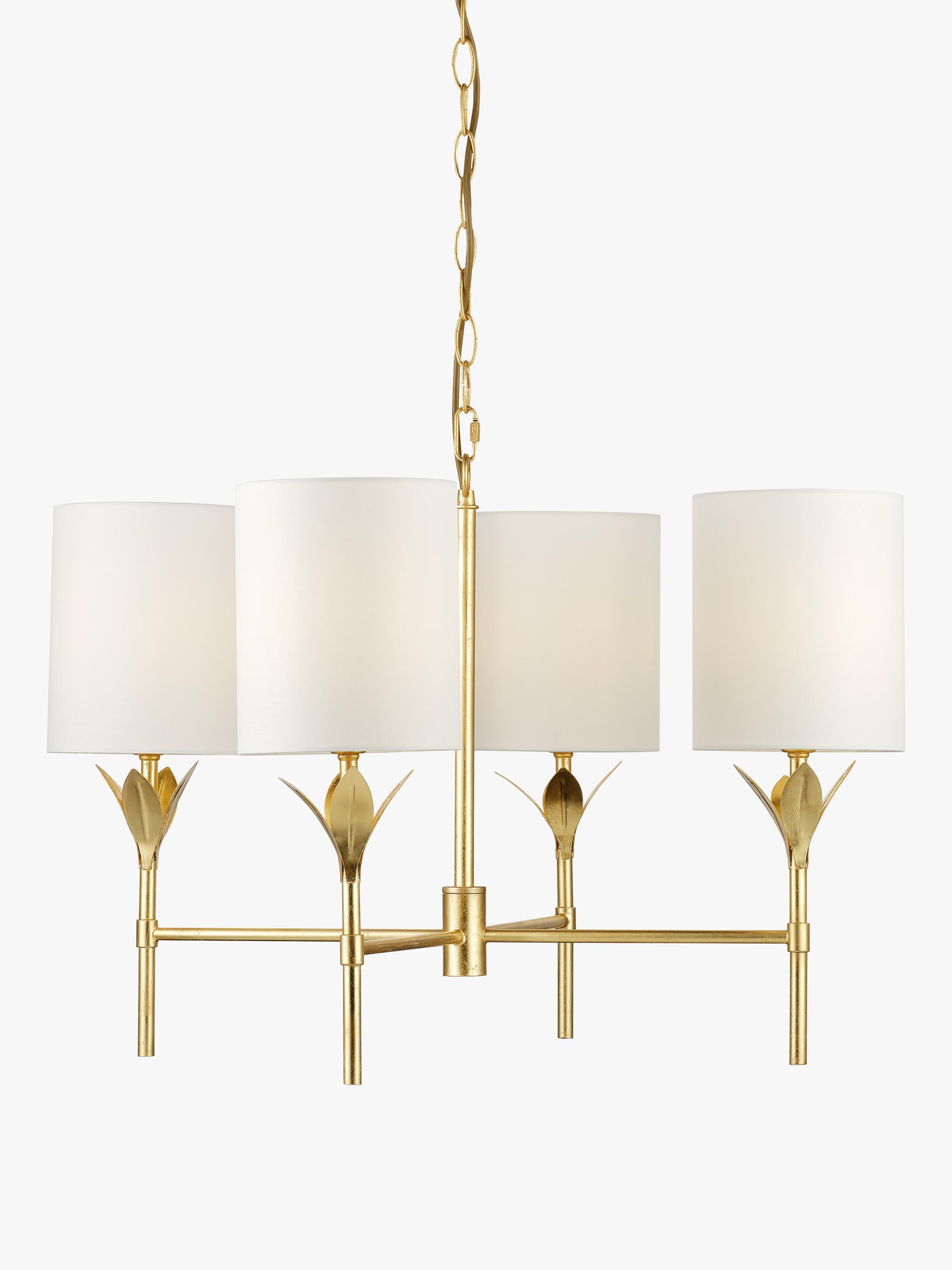 John Lewis 4 arm brass chandelier ceiling light UK version