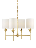John Lewis 4 arm brass chandelier ceiling light UK version
